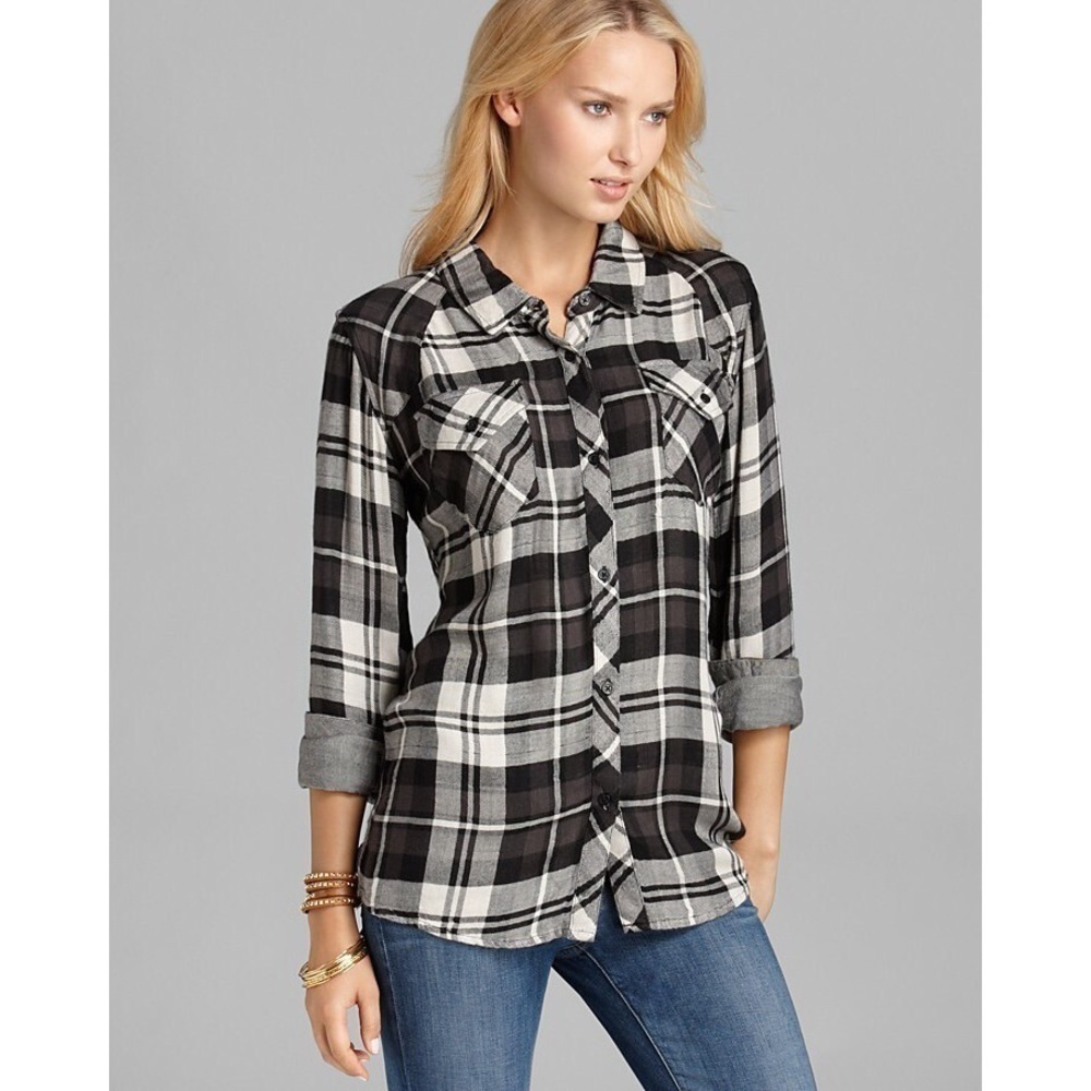 Rails Kendra Plaid Button Down Flannel Shirt
